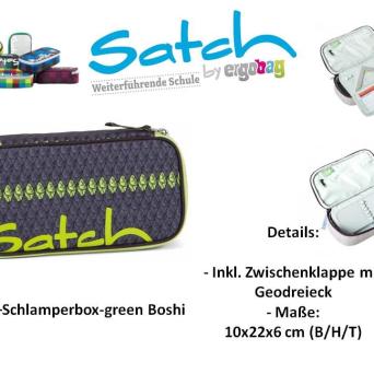Satch Case green Boshi Schlamperbox