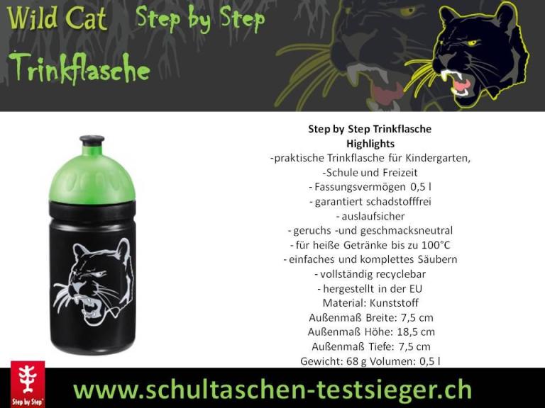 Step by Step TRINKFLASCHE WILD CAT