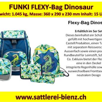 Funki Dinosaur Flexy-Bag Schultasche