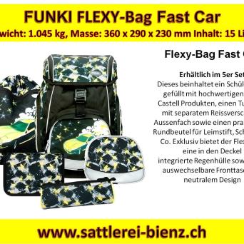 Funki Fast Car Flexy-Bag Schultasche