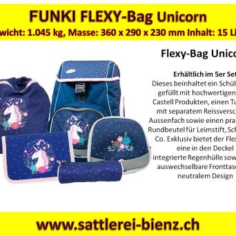 Funki Unicorn Flexy-Bag Schultasche