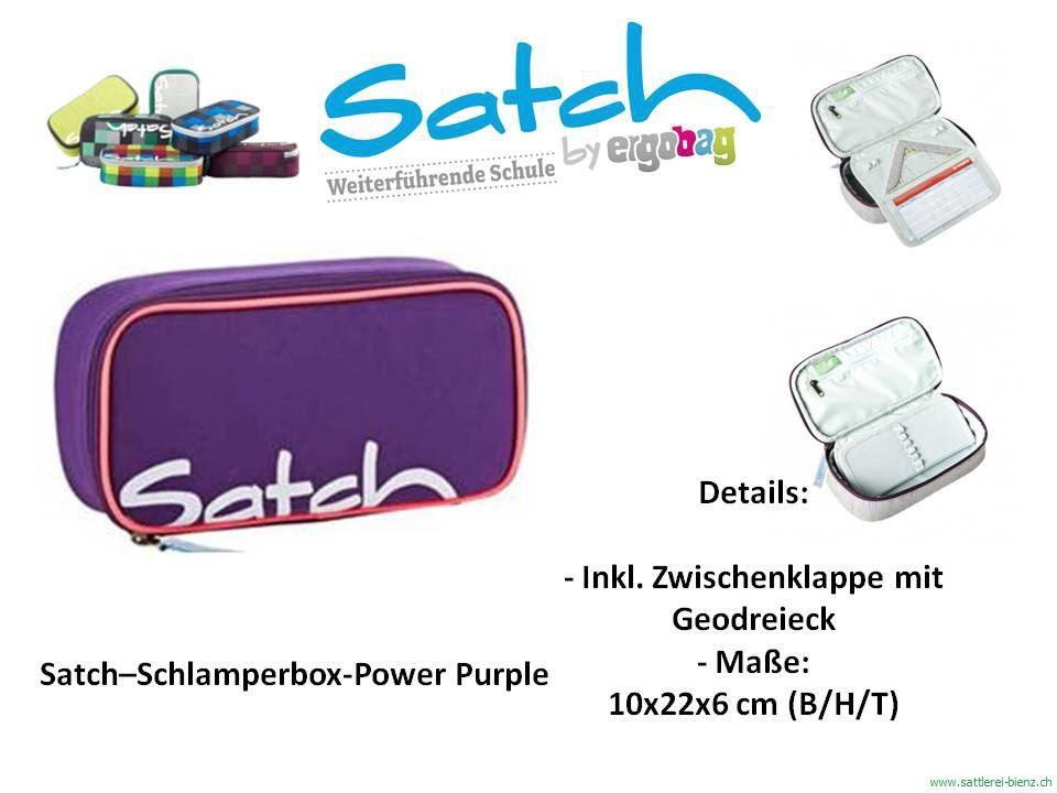SATCH CASE POWER PURPLE SCHLAMPERBOX