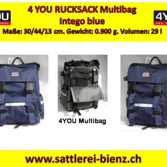 4YOU Multibag Rucksack Intego Blue 