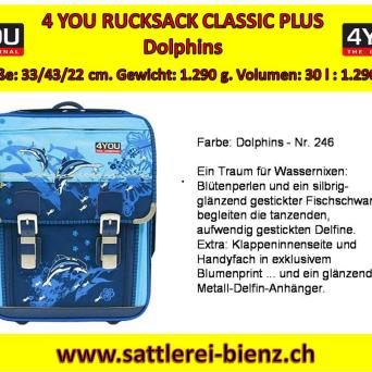4YOU Dolphins RUCKSACK CLASSIC PLUS