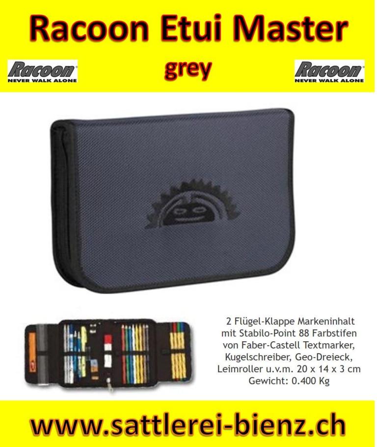 Racoon Etui Master grey