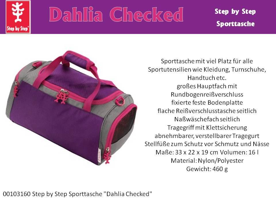 Step by Step Sporttasche "Dahlia Checked"