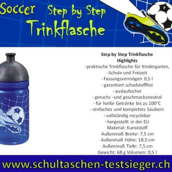Step by Step TRINKFLASCHE Top Socer