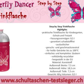 Step by Step TRINKFLASCHE Butterfly Dancer