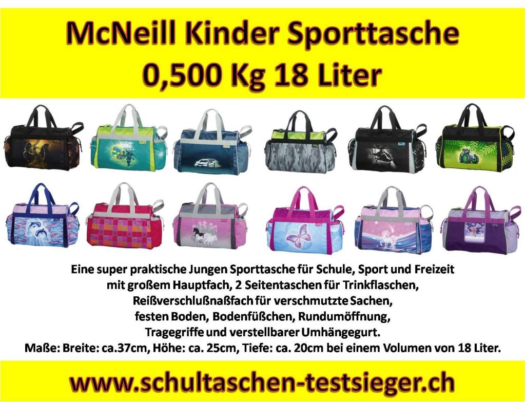 Mc-Neill Kindersporttaschen 18 Liter