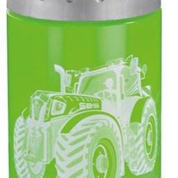 Step by Step Green Tractor Trinkflasche