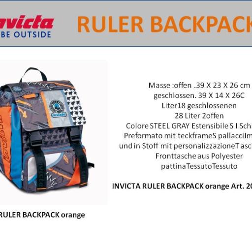 INVICTA Rucksack  RULER BACKPACK orange