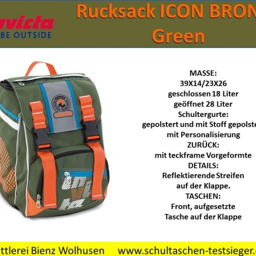 INVICTA Rucksack ICON BRONZE Green