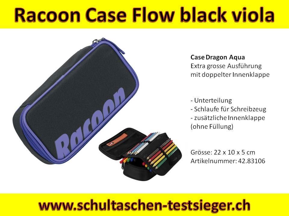 Racoon Case Flow black viola Extra gross