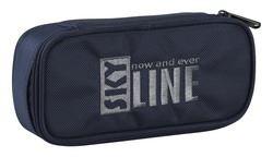Racoon Case SKYLINE blue /grey