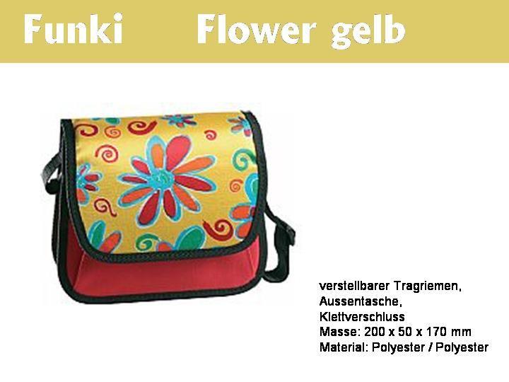 Kiga-Tasche Flower gelb