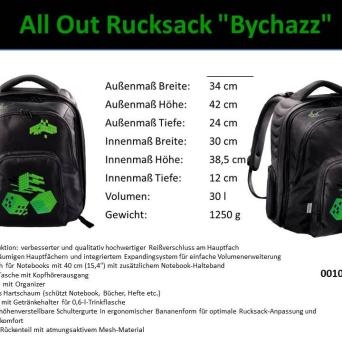 All Out Rucksack "Bychazz" - neue Konstruktion: