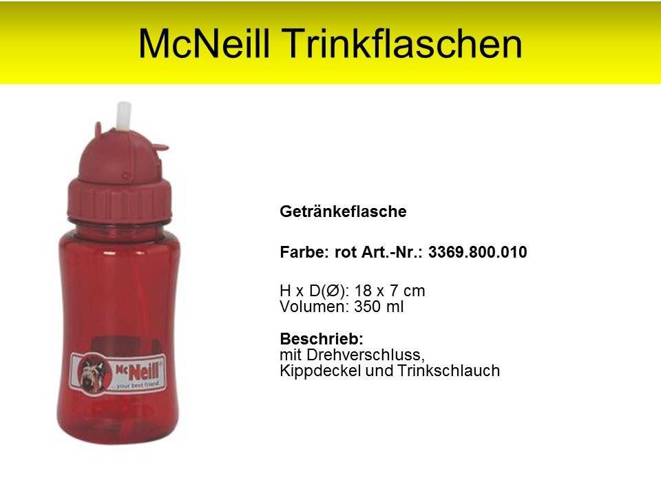 Mc Neill Getränkeflasche Farbe: rot