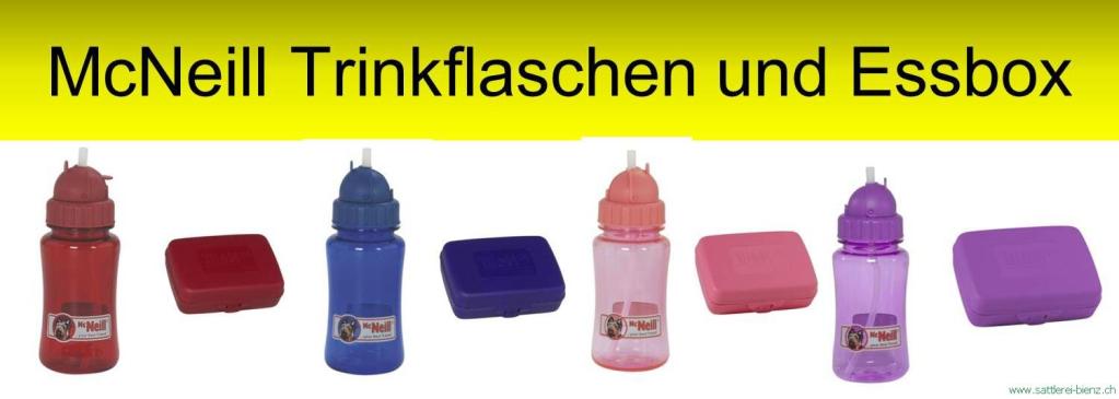 Mc Neill Essbox und Trinkflaschen