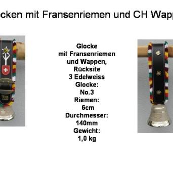 Glocke mit Fransenriemen und Wappen, Glocke: No.3 