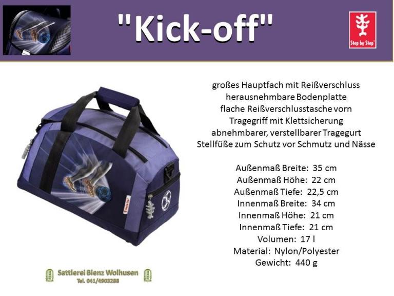 Step by Step Sporttasche Kick-Off Fossball