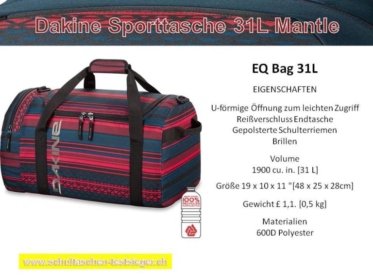 Dakine Sporttasche 31L Mantle