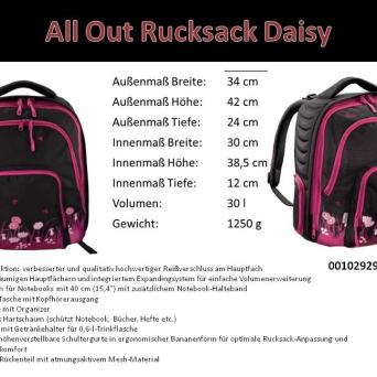 All Out Rucksack Daisy