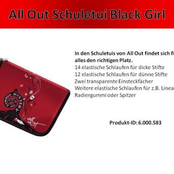 All Out Schuletui Black Girl