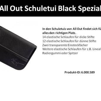 All Out Schuletui Black Spezial
