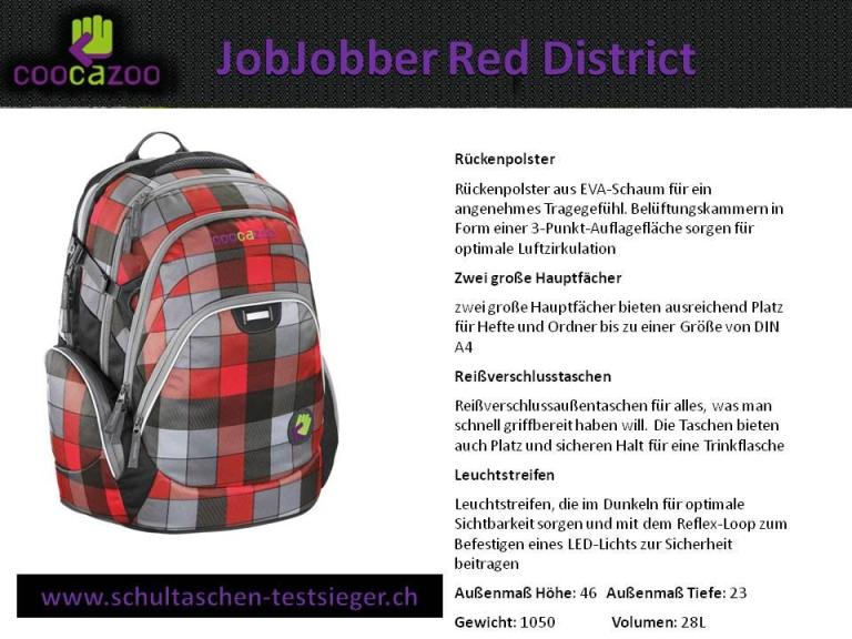 Coocazoo JobJobber Red District