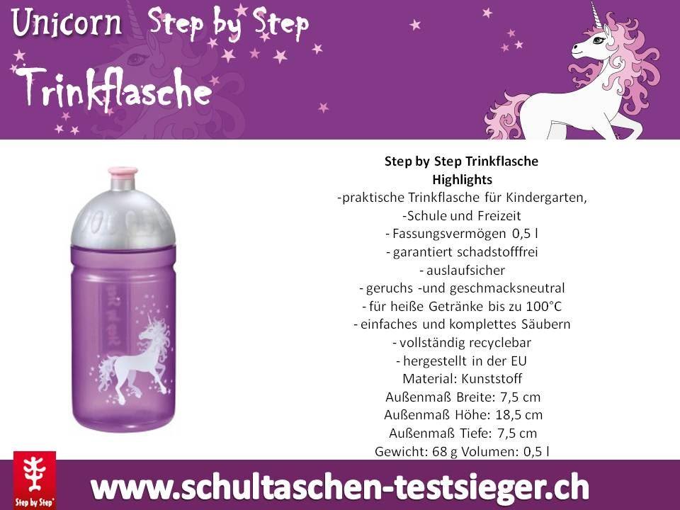 Step by Step TRINKFLASCHE UNICORN
