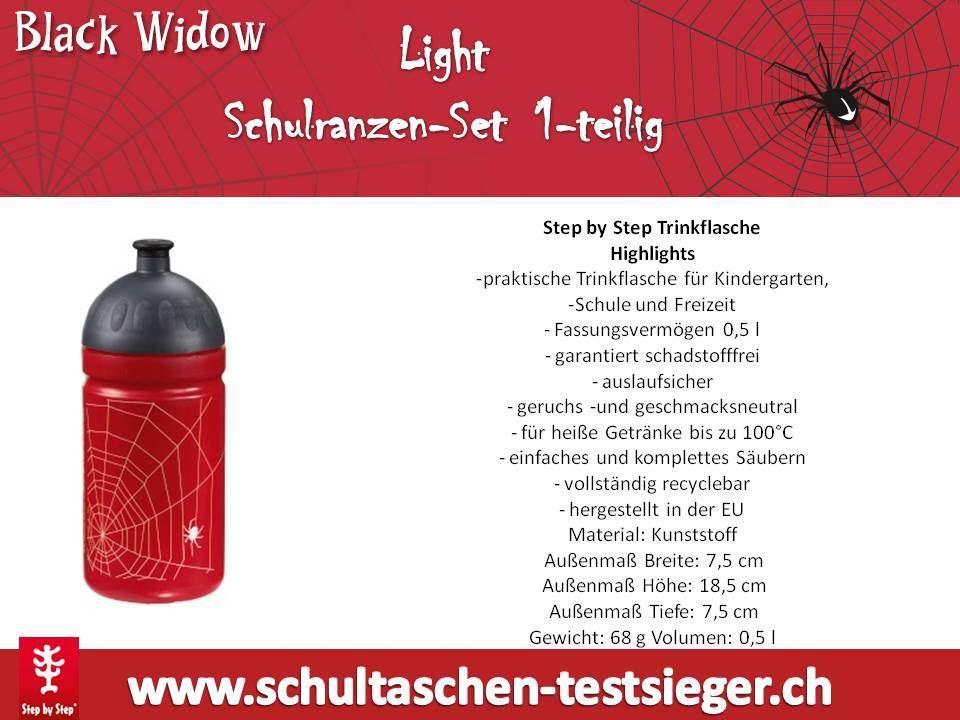 Step by Step TRINKFLASCHE BLACK WIDOW