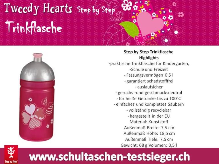 Step by Step TRINKFLASCHE Tweedy Heards