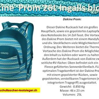 Dakine  Prom 26L Ingalls blocks