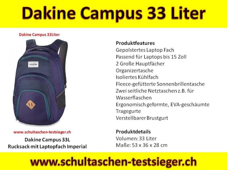 Dakine Imperial Campus 33L Pack Rucksack