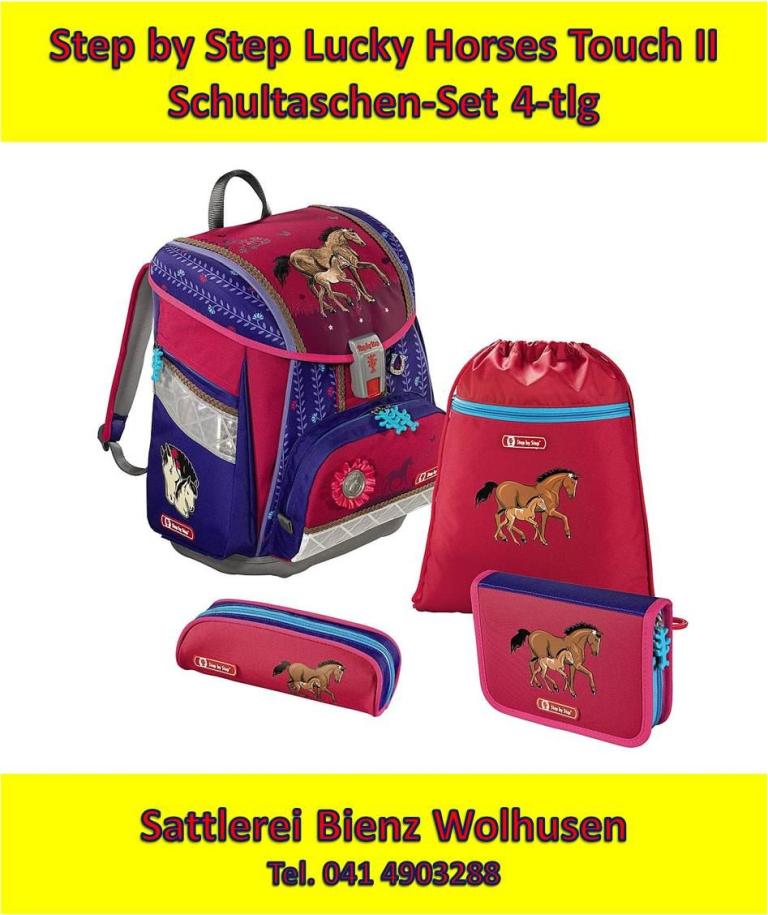 Step by Step Touch2 Lucky Horses Schultaschen-Set