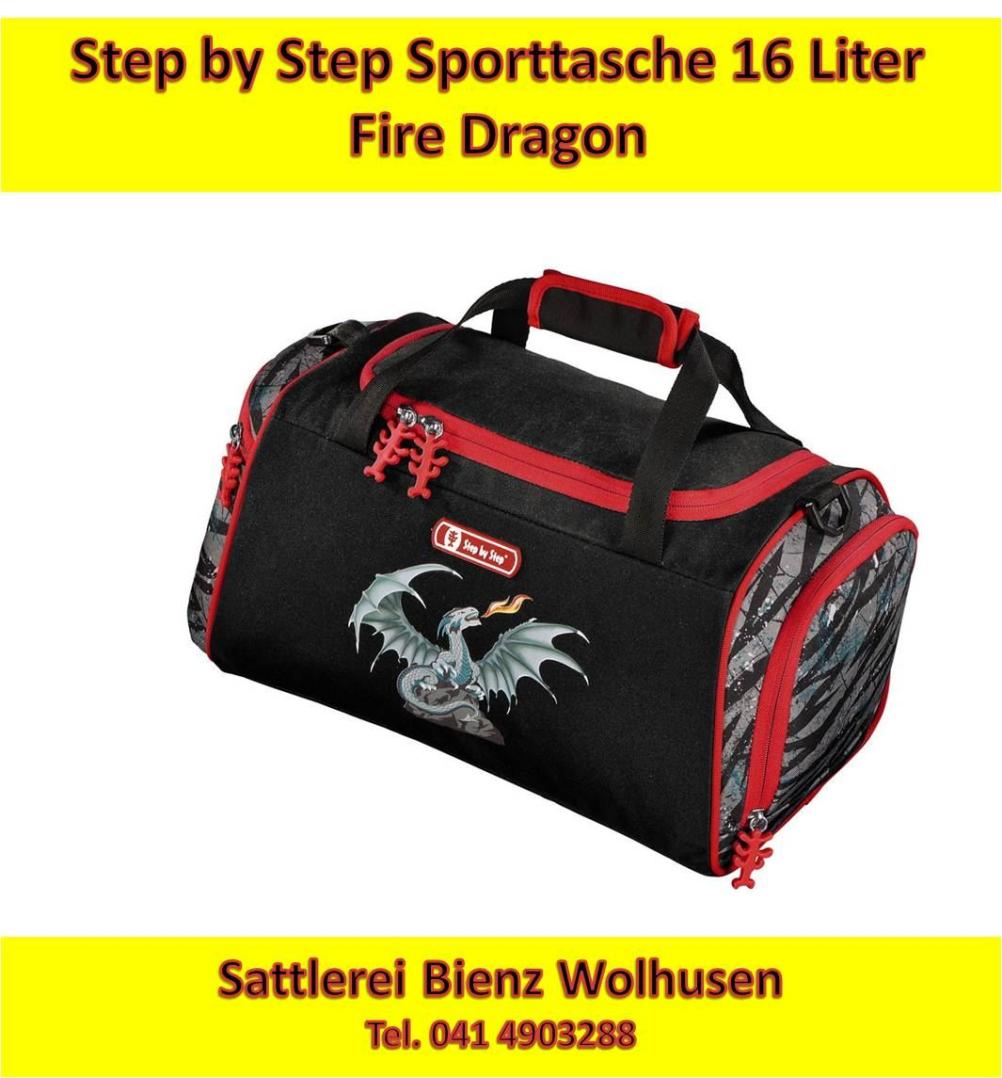 Step by Step Fire Dragon Sporttasche
