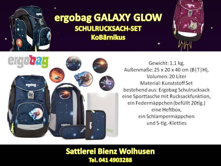 ergobag KoBärniku GALAXY GLOW