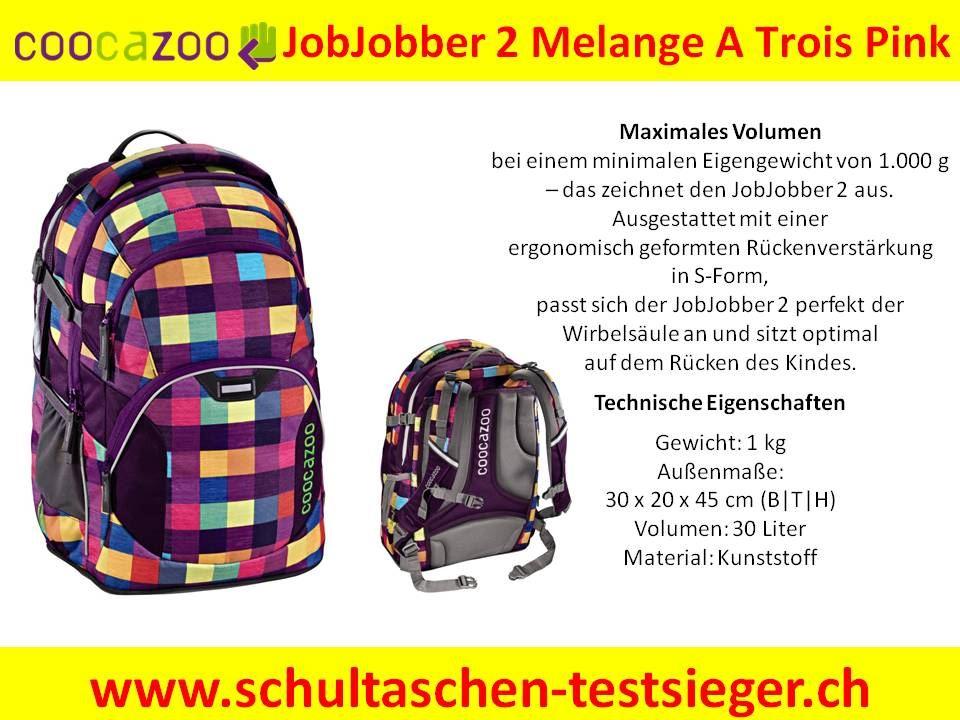 JobJobber2 Melange A Trois Pink Coocazoo