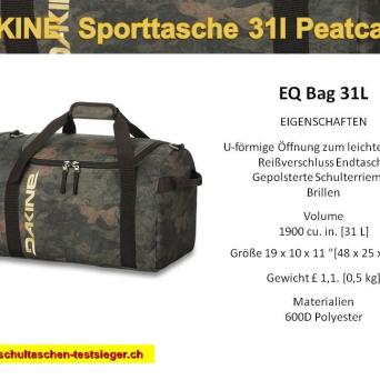 Dakine Peatcamo Sporttasche EQ 31 Liter