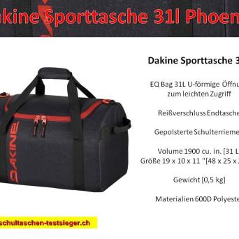 Dakine Phoenix Sporttasche EQ 31 Liter
