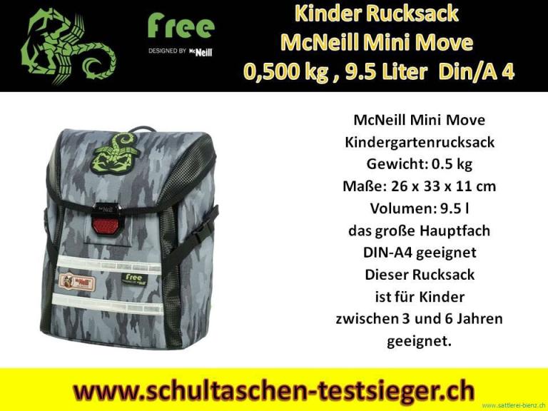 McNeil Free Move Kinderrucksack