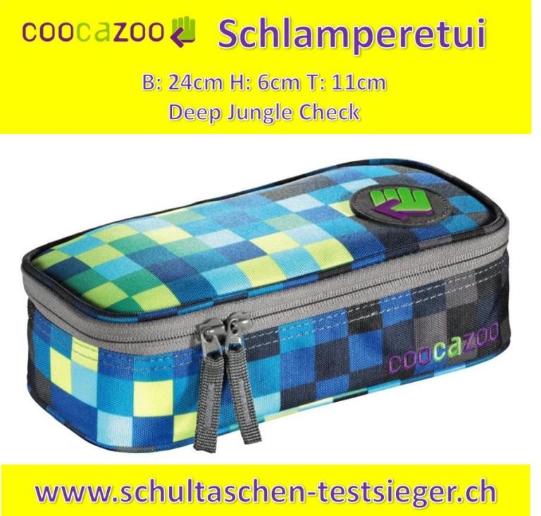 Coocazoo Deep Jungle Check Schlamperetui