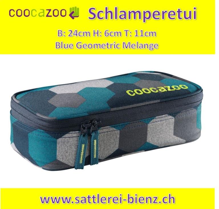 Coocazoo Blue Geometric Melange Schlamperetui