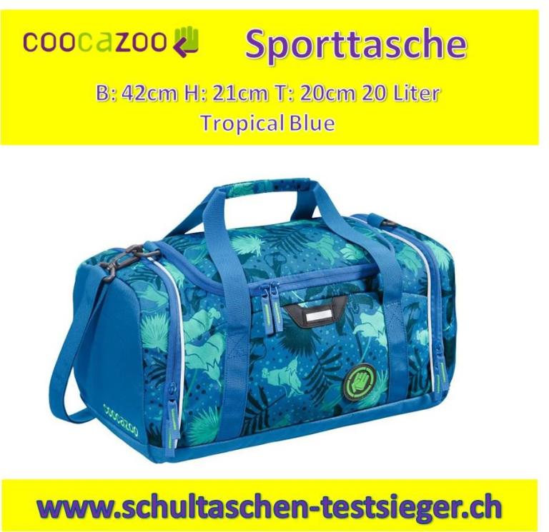 Coocazoo Tropical Blue Sporttasche