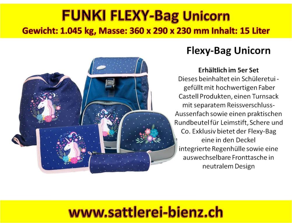 Funki Unicorn Flexy-Bag Schultasche