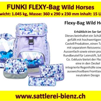 Funki Wild Horses Flexy-Bag Schultasche