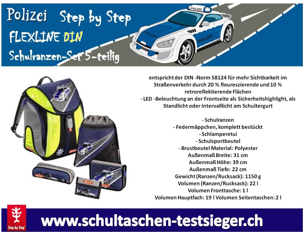 Step by Step Polizei Din Flexline 5-teilig