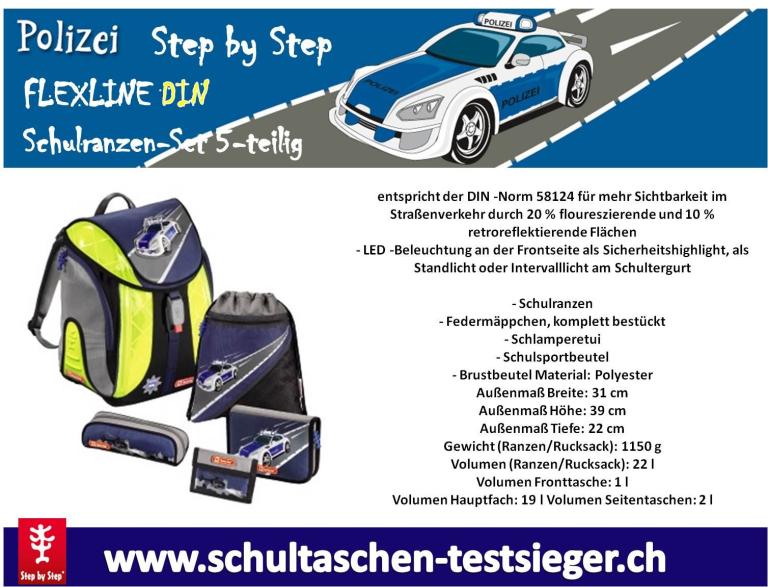 Step by Step Polizei Din Flexline 5-teilig