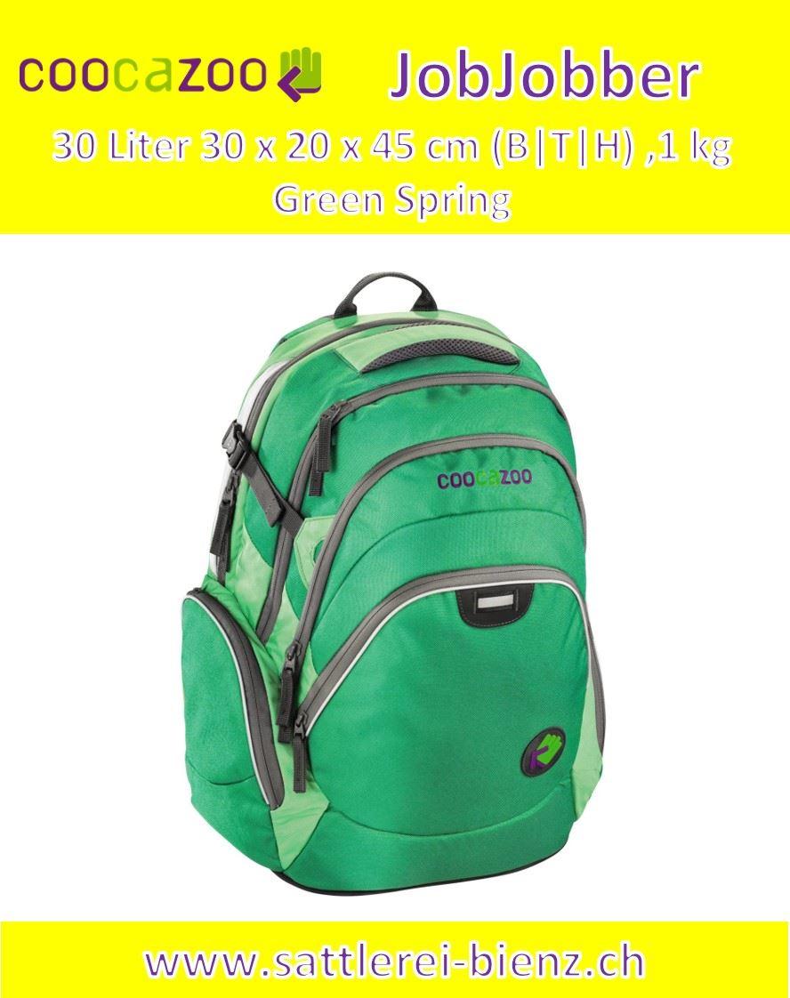 Coocazoo Green Spring JobJobber Schulrucksack