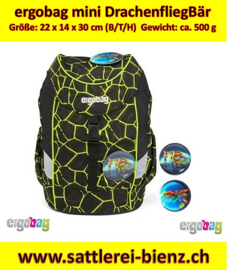ergobag mini DrachenfliegBär Kinderrucksack